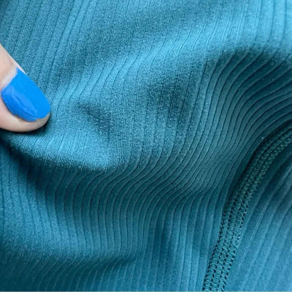 Lululemon Align Ribbed High Rise Leggings Utility Blue Lulu size 6 - Picture 3 of 4